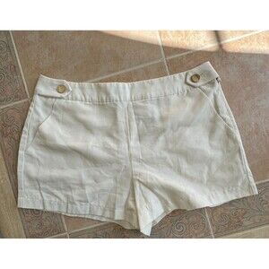 New with defects ! Forever 21 shorts woven‎ cream Women Size L